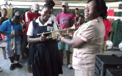 Musical instruments donated or purchased, now well over 75