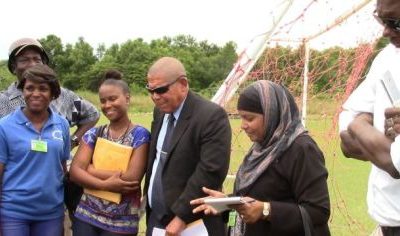 Government building Synthetic Track at Burnham Park in Berbice