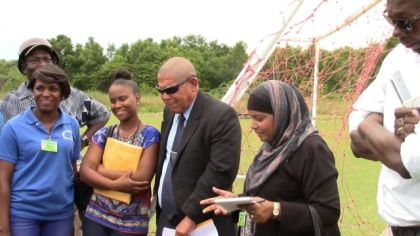 Government building Synthetic Track at Burnham Park in Berbice